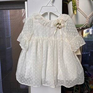 NWT Formal Baby Dress Size 6M to 9M Laura Ashley